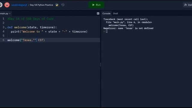 Python Functions (Positional and Keyword Arguments) - Day 18 of 100 Days of Code: March 3, 2022 смотреть онлайн