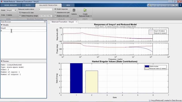 Model Order Reduction with the Model Reducer App смотреть онлайн