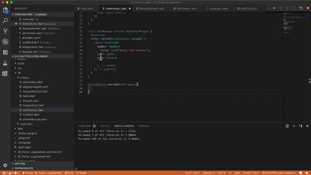 Flutter Dart Dersleri 55 Basit düzeyde url üzerinden JSON verisi alıp parse etme işlemleri смотреть онлайн