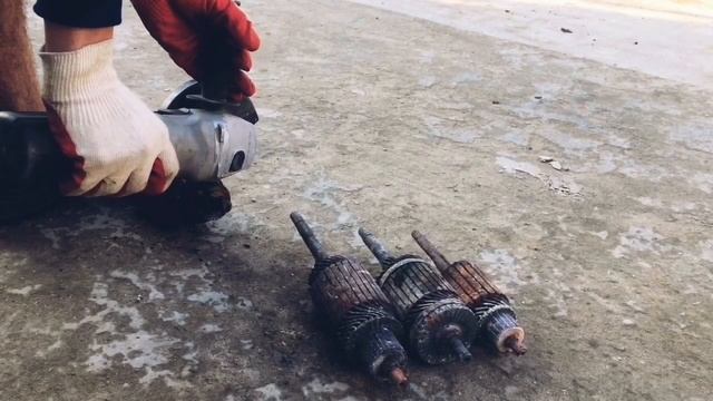 Как разобрать якорь. Достать медь из якоря стартера смотреть онлайн