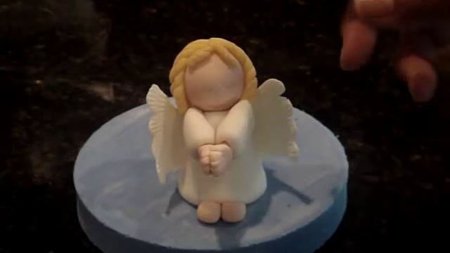 How to make a FONDANT ANGEL PART 3 смотреть онлайн
