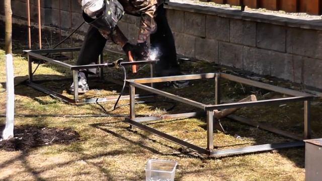 Высокие грядки-клумбы из ЦСП (своими руками) смотреть онлайн