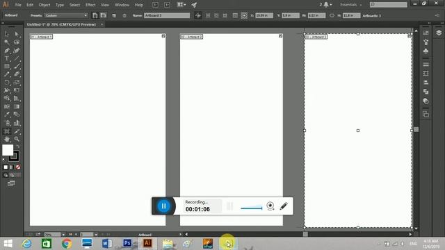 Creating new art board in the same document in Adobe illustrator(Ai) смотреть онлайн