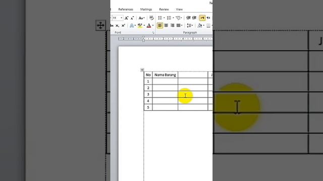 Cara menambah kolom pada tabel Microsoft word 2010 смотреть онлайн