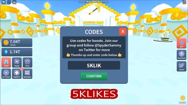 NEW UPDATE CODES [UPD 4] ALL CODES! Mining Clicker Simulator ROBLOX | 18 JULY 2022 смотреть онлайн