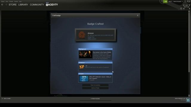 Steam Trading Cards - AirBuccaneers Level 1 Badge Crafting смотреть онлайн