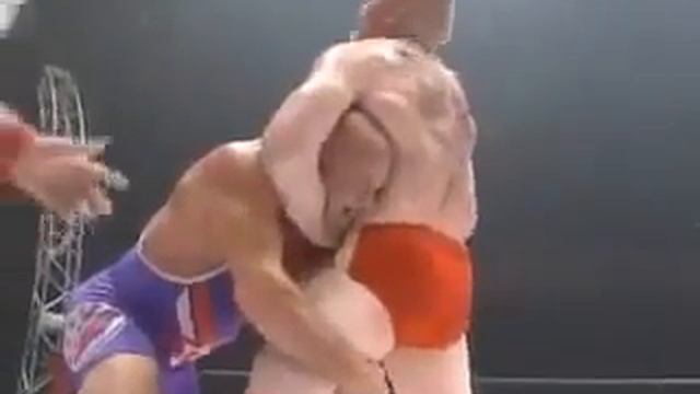 NJPW Brock Lesnar Vs Kurt Angle