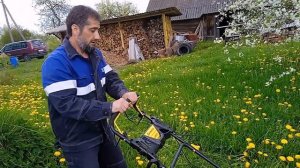 Сезон 2023.  Бензиновая газонокосилка Champion LM - 5131. Краткий обзор...