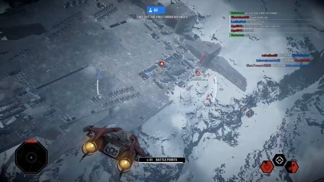 Star Wars Battlefront 2 A-Wing 33 Killstreak on Starkiller Base смотреть онлайн