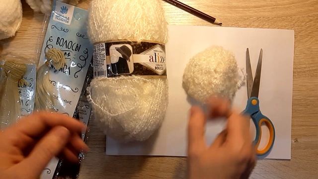 Из чего можно сделать волосы для куклы смотреть онлайн
