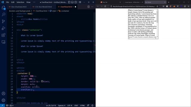 Using Overflow in CSS - Core CSS Mastery 3.6 смотреть онлайн