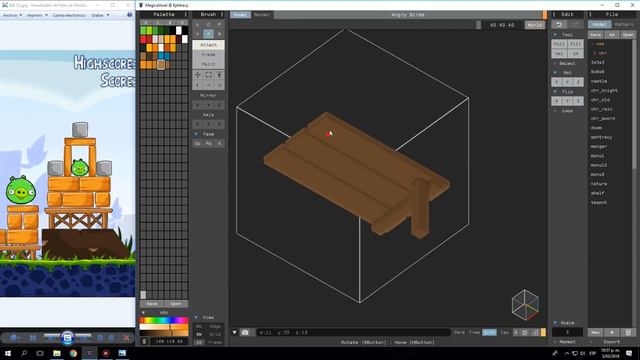 Angry Birds Voxel Art смотреть онлайн