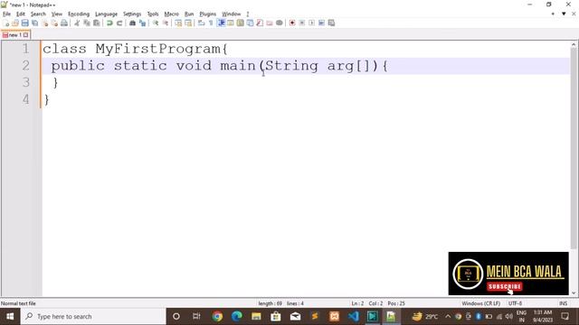 Java First Program ("Hello World") in hindi Mein Bca Wala смотреть онлайн