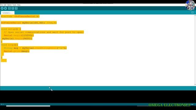 Serial Communication between Arduino and Nodemcu||Reading sensor data from Arduino to Nodemcu. смотреть онлайн