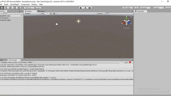 Gradle build failed. See the Console for details, Unity Build System, Unity Execute Error solved