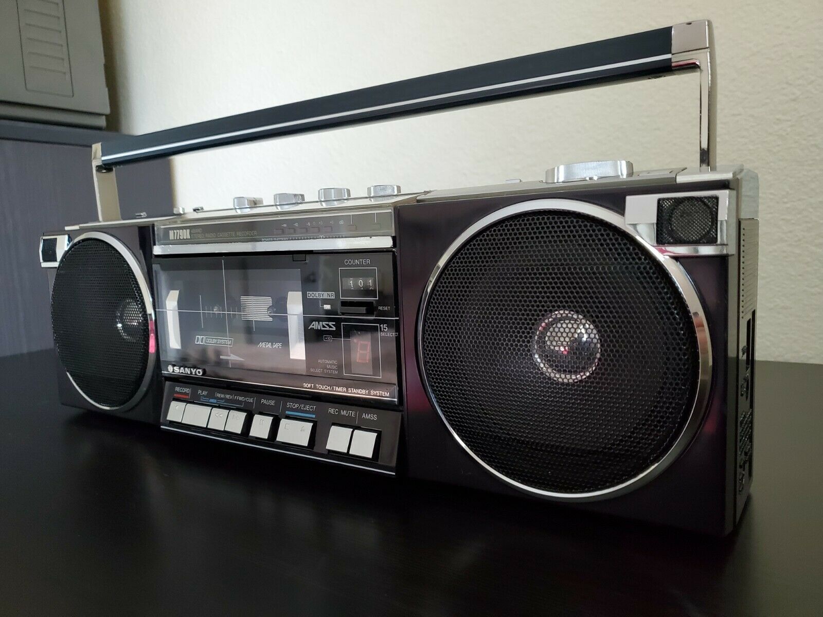 Sanyo M7790K  Stereo Radio Cassette Recorder.