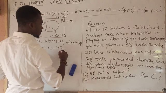 Question on Three set-venn problem | Lockdown learning : смотреть онлайн