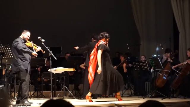 Piazzola.Oblivion. Mark Zinger viola, Olga Pshenitsyna dance смотреть онлайн