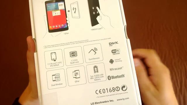 LG G Pad 7.0 Unboxing смотреть онлайн