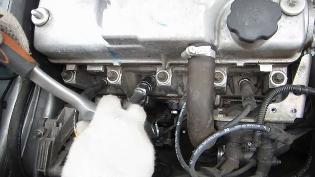 Снятие свечей Датсун он-До