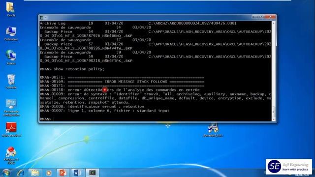 [DBA II ORACLE OCP] CH4 Configurer les spécifications de sauvegarde смотреть онлайн
