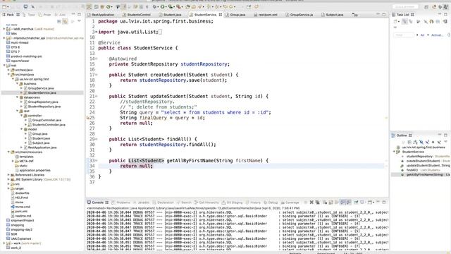 Spring Framework: Налаштування зв'язків Many-to-Many та написання SQL-запитів (@NamedNativeQuery) смотреть онлайн
