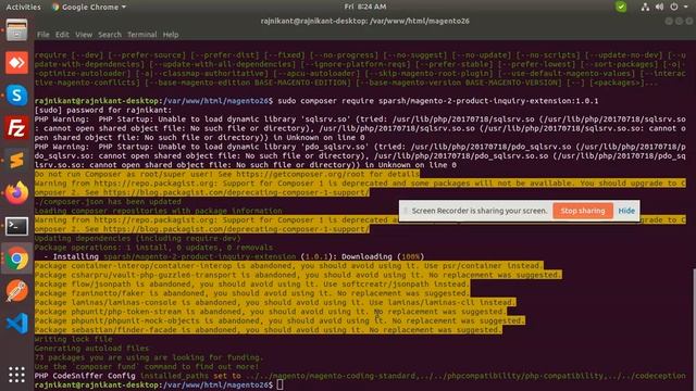 Could Not Find A Matching Version Of Package Check The Package Spelling, Your Version  Magento 2