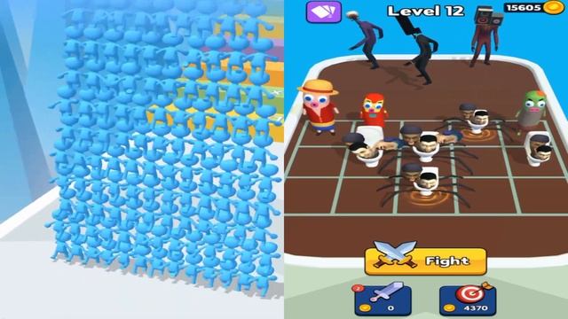 Count Master: Crowd Runners 3D vs Merge Master: Monster Run 3D - All Level Gameplay Android,iOS смотреть онлайн
