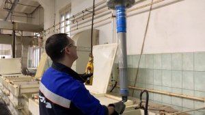 Гальванический цех. Кадмирование вала винта вертолета Ми-2. Завод МАРЗ ДОСААФ