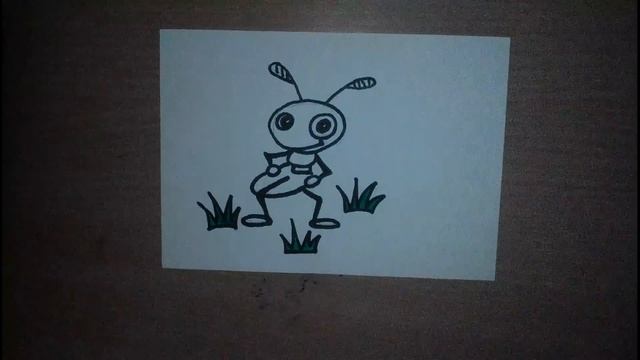 Как нарисовать муравья - How to draw ants - 如何画蚂蚁 Как нарисовать милые рисунки смотреть онлайн