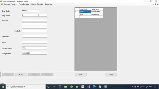 Visitor Management vb.net project with SQL server database | How to make project | VB192 #highblix смотреть онлайн