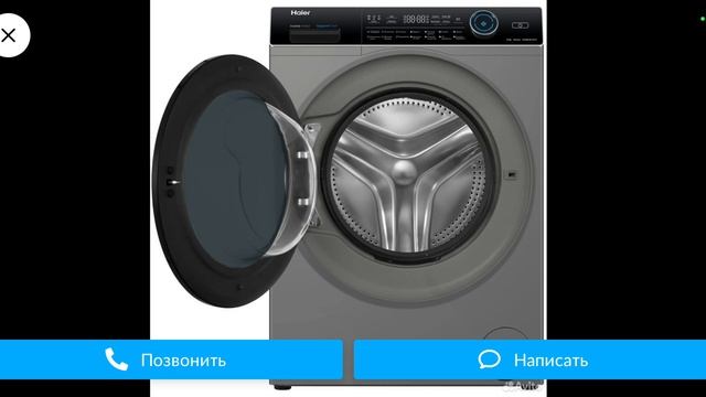 Обзор стирально-сушильная машина Haier HWD80-BP14979S смотреть онлайн