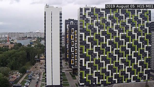 Стройка ЖК Летний сад (2 камера) 05 августа 2019 г смотреть онлайн
