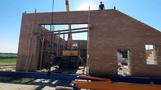 Ростовская область монтаж подкрановых путей, монтаж опрной кран-балки 2 тонны, радиоуправление. смотреть онлайн