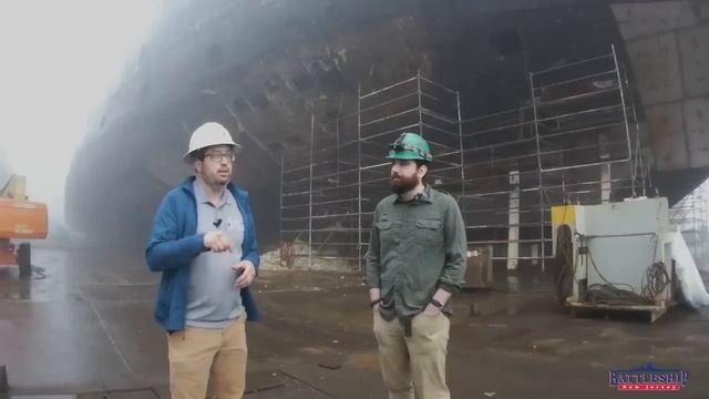 Battleship New Jersey with Battleship Texas IN DRYDOCK: Part 1 смотреть онлайн