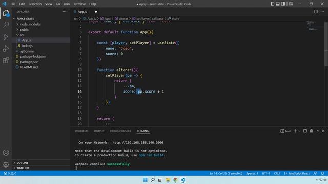 REACTJS #028 USESTATE ALTERANDO STRINGS E OBJETOS смотреть онлайн