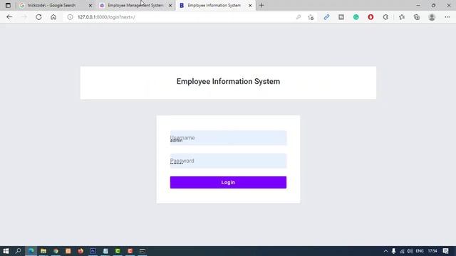 Employee Management System Project in Django with Free source code смотреть онлайн