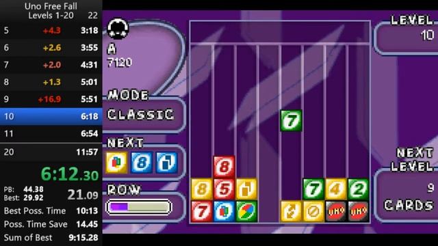 Uno Free Fall Level 1-20 in 11:44 смотреть онлайн