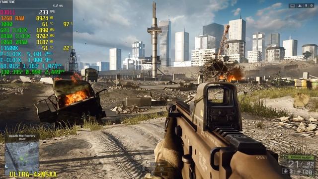 Battlefield 4 SP+MP RTX 3080 & 13600K - Custom 1440P смотреть онлайн