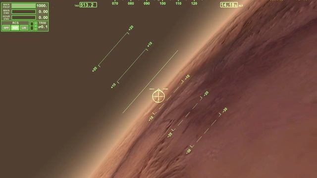 Orbiter Simulator | Gale Crater Fly-Around (And Away) смотреть онлайн