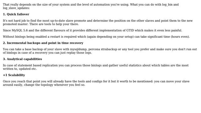 Databases: Should I enable binlog binary logging on slave server? (2 Solutions!!) смотреть онлайн