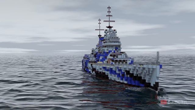 BISMARCK - Minecraft Short Animation | Sabaton Cover Ver.