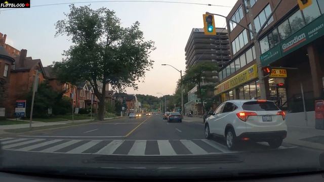 Driving Around HAMILTON Downtown  //  Sunset Drive 4K Tour