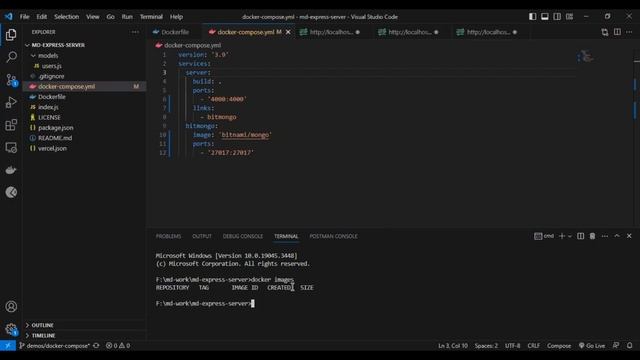 Docker tutorial | Git client | Learn Docker Compose смотреть онлайн