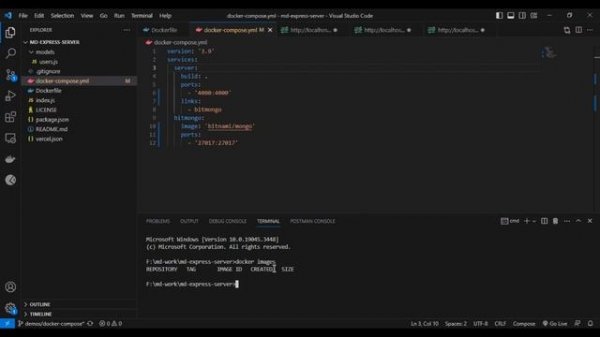 Docker tutorial | Git client | Learn Docker Compose