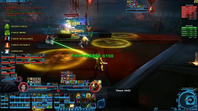 SWTOR PvE 4.6 - Balance Sage - Hard Mode Dread Master Bestia (June 29, 2016) смотреть онлайн