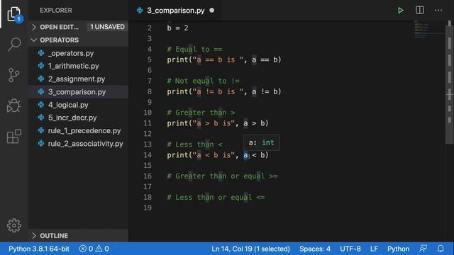 Python Tutorial for Beginners #8 - Operators смотреть онлайн