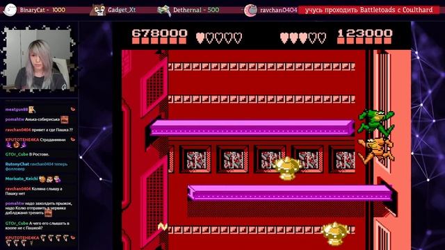 Учусь проходить Battletoads. Сенсей Coulthard | Стрим 5 смотреть онлайн