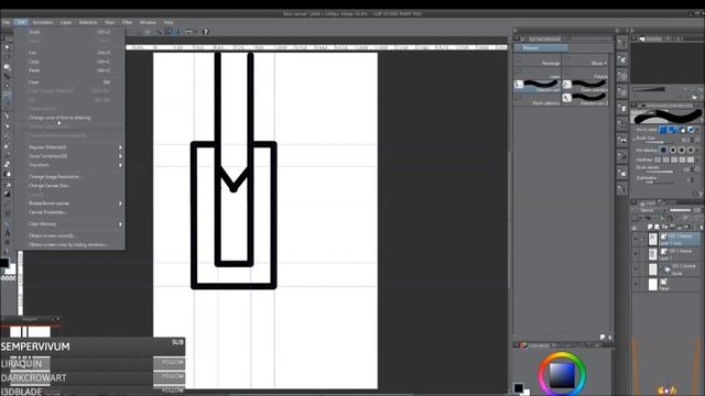 How to create a custom brush in Clip Studio Paint [Tutorial] смотреть онлайн