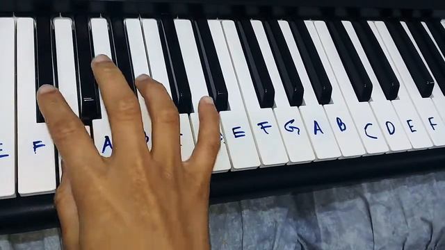 Yankee Doodle went to town 1st part on piano. смотреть онлайн